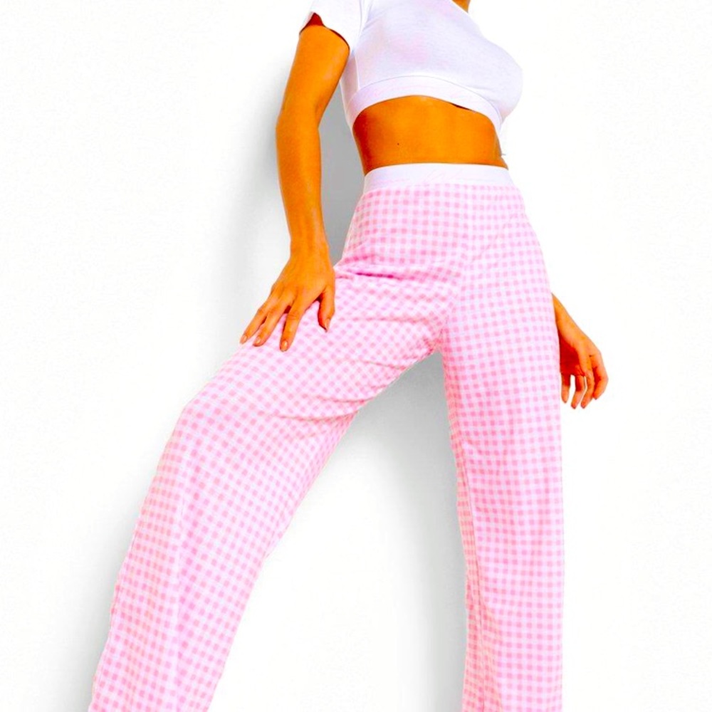 Pajama crop top & pant set